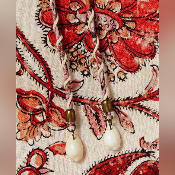 ZIMMERMANN
Vitali belted fringed embellished printed cotton mini dress size 0 - Picture 6 of 13